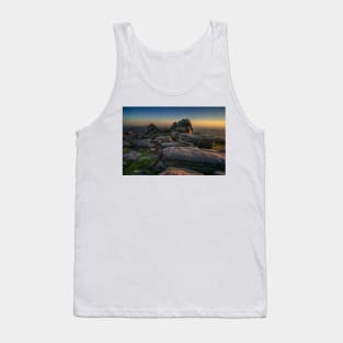 Over Owler Tor at sunset Tank Top